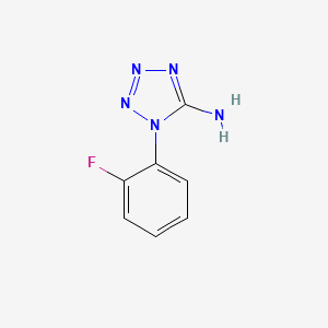 molecular formula C7H6FN5 B6617882 1-(2-fluorophenyl)-1H-1,2,3,4-tetrazol-5-amine CAS No. 30895-15-9