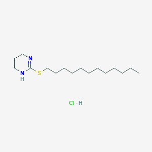 2-(dodecylsulfanyl)-1,4,5,6-tetrahydropyrimidine hydrochloride