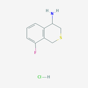 8-fluoro-3,4-dihydro-1H-2-benzothiopyran-4-amine hydrochloride