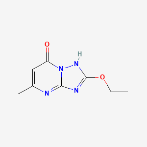molecular formula C8H10N4O2 B6617970 2-ethoxy-5-methyl-4H,7H-[1,2,4]triazolo[1,5-a]pyrimidin-7-one CAS No. 92146-20-8