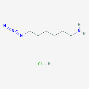 molecular formula C6H15ClN4 B6617978 6-azidohexan-1-amine hydrochloride CAS No. 1392515-97-7