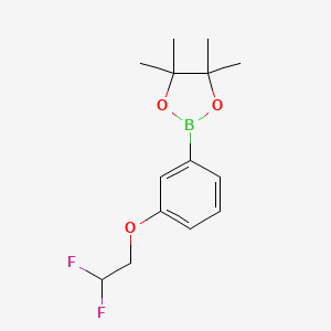 2-[3-(2,2-difluoroethoxy)phenyl]-4,4,5,5-tetramethyl-1,3,2-dioxaborolane