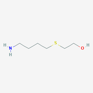 molecular formula C6H15NOS B6618113 2-[(4-aminobutyl)sulfanyl]ethan-1-ol CAS No. 1267660-50-3
