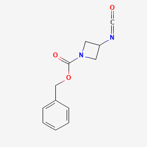 molecular formula C12H12N2O3 B6618172 benzyl 3-isocyanatoazetidine-1-carboxylate CAS No. 1507527-33-4