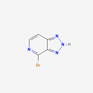 molecular formula C5H3BrN4 B6618173 4-bromo-1H-[1,2,3]triazolo[4,5-c]pyridine CAS No. 1511693-36-9