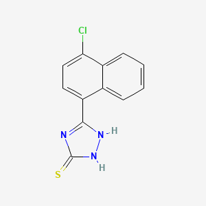 5-(4-chloronaphthalen-1-yl)-4H-1,2,4-triazole-3-thiol