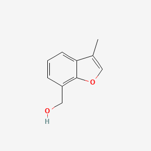 molecular formula C10H10O2 B6618245 (3-methyl-1-benzofuran-7-yl)methanol CAS No. 1781671-37-1