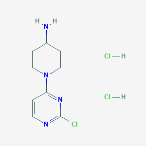 1-(2-chloropyrimidin-4-yl)piperidin-4-amine dihydrochloride