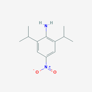 molecular formula C12H18N2O2 B066186 2,6-二异丙基-4-硝基苯胺 CAS No. 163704-72-1
