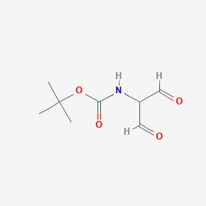 molecular formula C8H13NO4 B6618611 tert-butyl N-(1,3-dioxopropan-2-yl)carbamate CAS No. 2825007-73-4