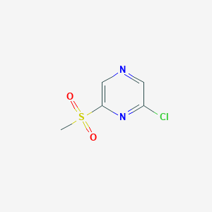 molecular formula C5H5ClN2O2S B6618692 2-chloro-6-methanesulfonylpyrazine CAS No. 1209458-02-5
