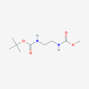 molecular formula C9H18N2O4 B6618737 tert-butyl N-{2-[(methoxycarbonyl)amino]ethyl}carbamate CAS No. 1790603-71-2