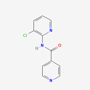 molecular formula C11H8ClN3O B6618777 N-(3-chloropyridin-2-yl)pyridine-4-carboxamide CAS No. 63913-17-7