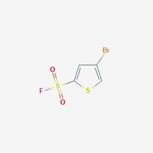 molecular formula C4H2BrFO2S2 B6618791 4-bromothiophene-2-sulfonyl fluoride CAS No. 1368497-38-4
