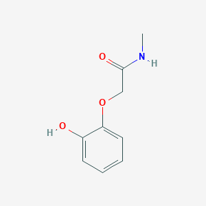 molecular formula C9H11NO3 B6618838 2-(2-hydroxyphenoxy)-N-methylacetamide CAS No. 34919-78-3