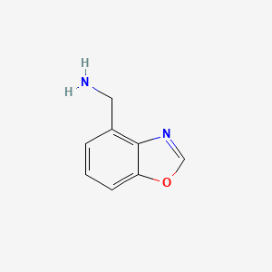 molecular formula C8H8N2O B6618876 (1,3-benzoxazol-4-yl)methanamine CAS No. 1520615-38-6