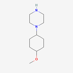 molecular formula C11H22N2O B6618925 1-(4-methoxycyclohexyl)piperazine CAS No. 889213-65-4