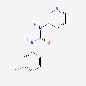 molecular formula C12H10FN3O B6618929 1-(3-Fluorophenyl)-3-(3-pyridyl)urea CAS No. 97966-83-1