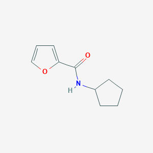 molecular formula C10H13NO2 B6618968 N-cyclopentyl-2-furamide CAS No. 349110-01-6