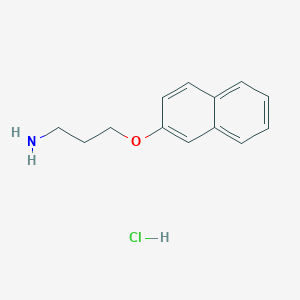 molecular formula C13H16ClNO B6618982 3-(naphthalen-2-yloxy)propan-1-amine hydrochloride CAS No. 197504-22-6