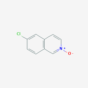 molecular formula C9H6ClNO B6619002 6-chloroisoquinolin-2-ium-2-olate CAS No. 410086-26-9
