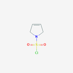 molecular formula C4H6ClNO2S B6619010 2,5-dihydro-1H-pyrrole-1-sulfonyl chloride CAS No. 765962-52-5