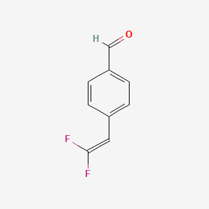 molecular formula C9H6F2O B6619018 4-(2,2-difluoroethenyl)benzaldehyde CAS No. 875110-45-5