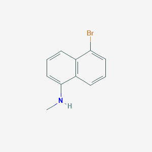 molecular formula C11H10BrN B6619048 5-bromo-N-methylnaphthalen-1-amine CAS No. 882527-41-5