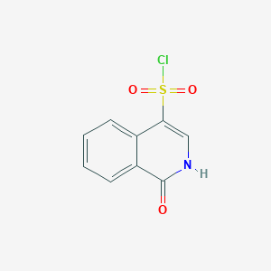 molecular formula C9H6ClNO3S B6619087 1-oxo-1,2-dihydroisoquinoline-4-sulfonyl chloride CAS No. 118742-82-8