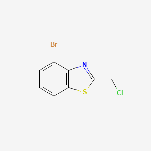 molecular formula C8H5BrClNS B6619174 4-bromo-2-(chloromethyl)-1,3-benzothiazole CAS No. 1188168-47-9