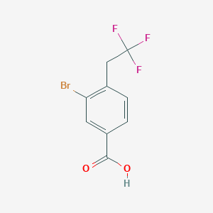 molecular formula C9H6BrF3O2 B6619182 3-bromo-4-(2,2,2-trifluoroethyl)benzoic acid CAS No. 1822631-70-8