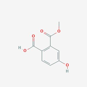 molecular formula C9H8O5 B6619190 4-hydroxy-2-(methoxycarbonyl)benzoic acid CAS No. 288381-17-9