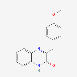 molecular formula C16H14N2O2 B6619251 3-[(4-Methoxyphenyl)methyl]-2(1H)-quinoxalinone CAS No. 23465-75-0
