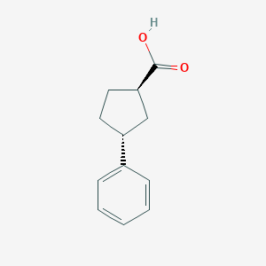 molecular formula C12H14O2 B6619284 Rac-(1R,3R)-3-phenylcyclopentane-1-carboxylic acid CAS No. 1932211-29-4