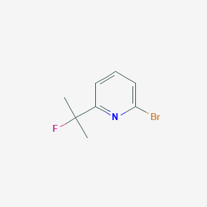 molecular formula C8H9BrFN B6619327 2-bromo-6-(2-fluoropropan-2-yl)pyridine CAS No. 1189746-38-0