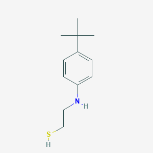 molecular formula C12H19NS B6619347 2-[(4-tert-butylphenyl)amino]ethane-1-thiol CAS No. 29092-91-9