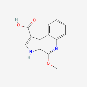 molecular formula C13H10N2O3 B6619366 4-methoxy-3H-pyrrolo[2,3-c]quinoline-1-carboxylic acid CAS No. 1782248-41-2