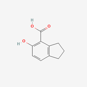 molecular formula C10H10O3 B6619392 5-hydroxy-2,3-dihydro-1H-indene-4-carboxylic acid CAS No. 716339-79-6
