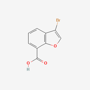 molecular formula C9H5BrO3 B6619414 3-bromo-1-benzofuran-7-carboxylic acid CAS No. 1782585-55-0