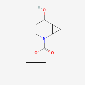 molecular formula C11H19NO3 B6619422 tert-butyl 5-hydroxy-2-azabicyclo[4.1.0]heptane-2-carboxylate CAS No. 1544407-76-2