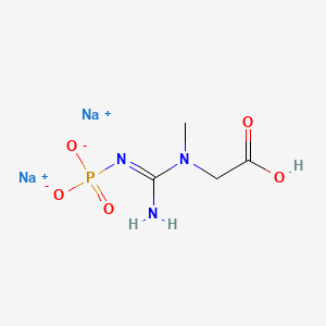 molecular formula C4H8N3Na2O5P B6619498 Creatine phosphate disodium salt CAS No. 922-32-7