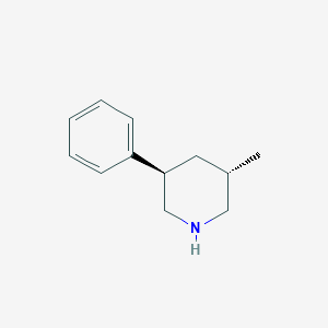 molecular formula C12H17N B6619513 rac-(3R,5S)-3-methyl-5-phenylpiperidine, trans CAS No. 2866308-16-7