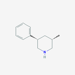 molecular formula C12H17N B6619515 rac-(3R,5R)-3-methyl-5-phenylpiperidine, cis CAS No. 2866322-50-9