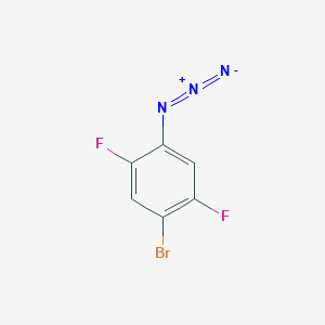 molecular formula C6H2BrF2N3 B6619576 1-azido-4-bromo-2,5-difluorobenzene CAS No. 1620074-90-9