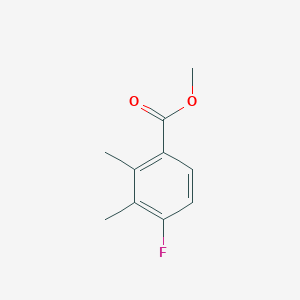 molecular formula C10H11FO2 B6619652 methyl 4-fluoro-2,3-dimethylbenzoate CAS No. 1803769-74-5