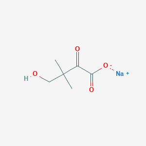 molecular formula C6H9NaO4 B6619725 Sodium 4-hydroxy-3,3-dimethyl-2-oxobutanoate CAS No. 89444-19-9
