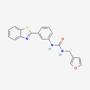 1-[3-(1,3-Benzothiazol-2-yl)phenyl]-3-(furan-3-ylmethyl)urea