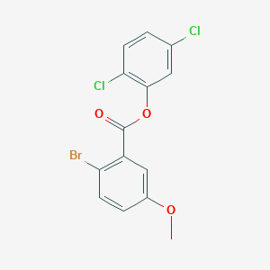 (2,5-Dichlorophenyl) 2-bromo-5-methoxybenzoate