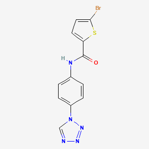 5-bromo-N-[4-(tetrazol-1-yl)phenyl]thiophene-2-carboxamide