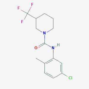 N-(5-chloro-2-methylphenyl)-3-(trifluoromethyl)piperidine-1-carboxamide